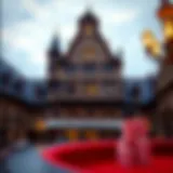 The historic architecture of a German casino showcasing traditional design elements