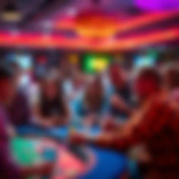 A group of friends enjoying a bingo night