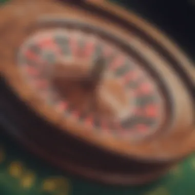 A vibrant roulette wheel capturing the excitement of spinning fortunes.