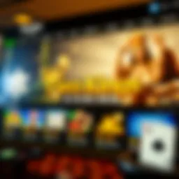 Overview of Two Kings Casino homepage showcasing game selection