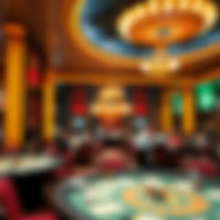 Wynn Poker Tournament venue showcasing excitement