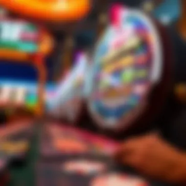 A captivating visual representation of free spins at Wind Creek Casino