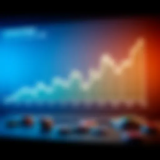 Graph showing fluctuations in FanDuel stock price over time