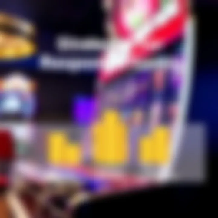 Graphical representation of responsible gaming strategies and bankroll management.