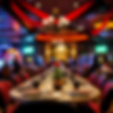 Dining Delights at Frontier Casino A beautifully arranged dining area within Frontier Casino, emphasizing its culinary offerings.