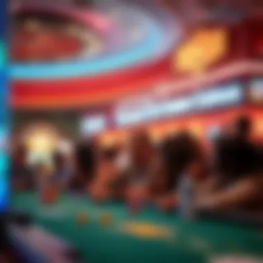 Exciting Entertainment at Frontier Casino An engaging entertainment event taking place at Frontier Casino, illustrating its lively atmosphere.