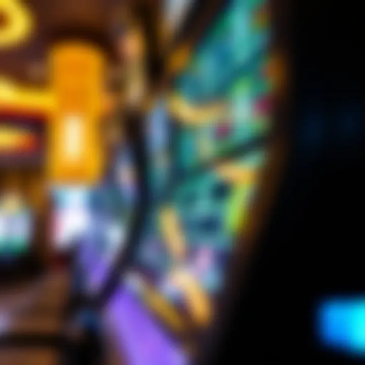 A close-up of an electronic betting terminal at the Golden Nugget Sportsbook