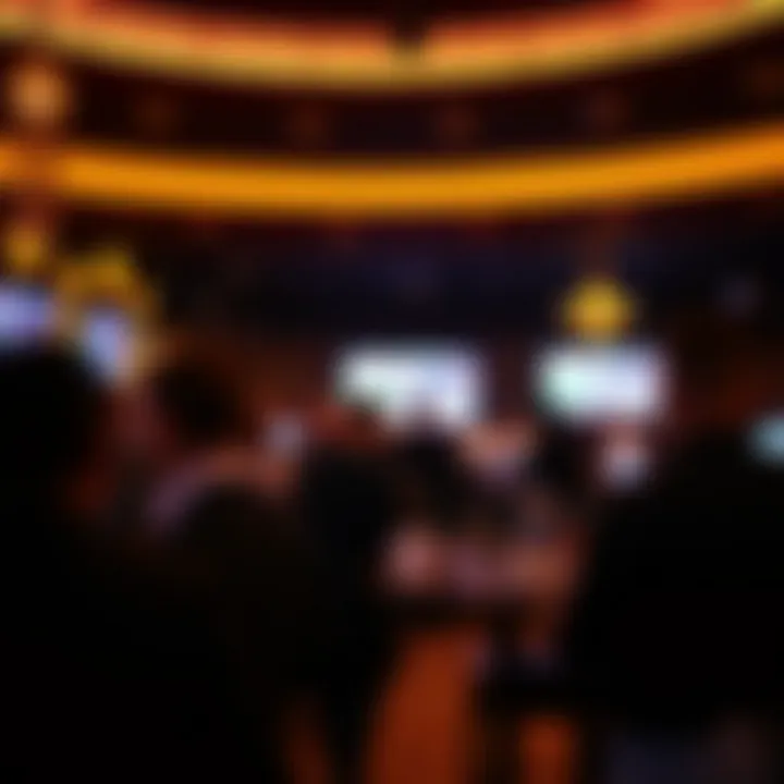 A vibrant atmosphere during a live game broadcast at the sportsbook