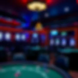 Interior view showcasing the vibrant ambiance of Gun Lake Poker Room