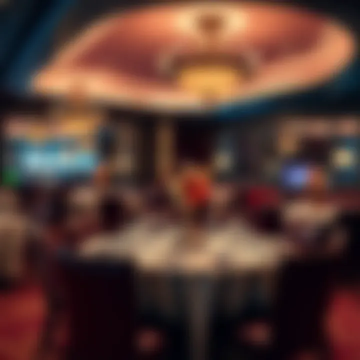 Elegant dining ambiance at Hard Rock Casino Gary