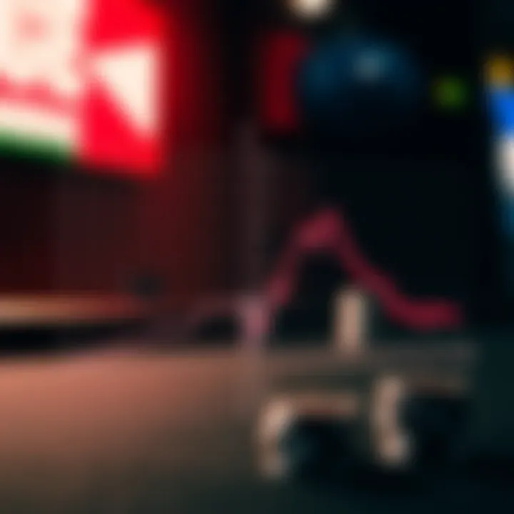 Graph illustrating market pricing dynamics