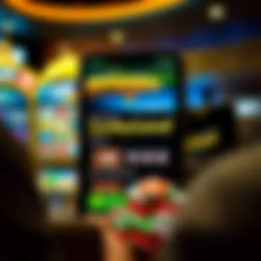 Interactive gameplay interface of LuckyLand Casino App