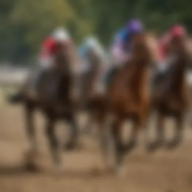 Historical representation of horse racing in Massachusetts with key milestones