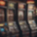 Variety of casino slot machines showcasing different themes