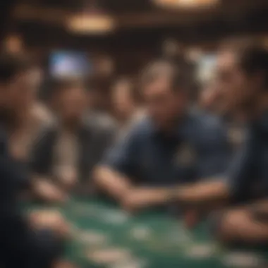 Visual representation of betting structures in Texas Hold'em