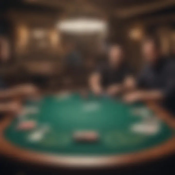 An overview of Texas Hold'em poker table setup