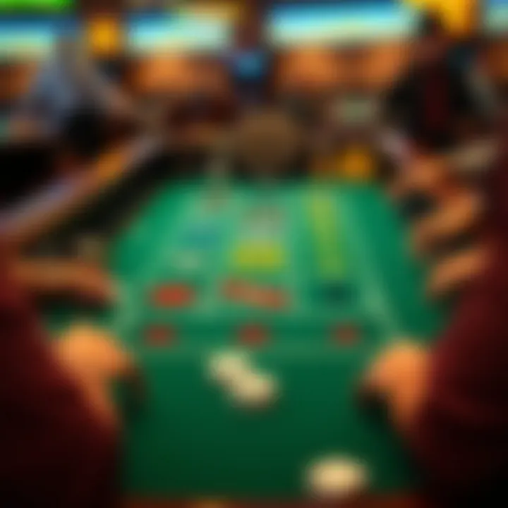 Illustration of different strategies used in casino craps gameplay