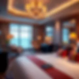 Luxury suite at Hard Rock Casino showcasing elegant decor and amenities