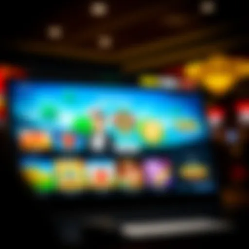 Online casino interface showcasing various games