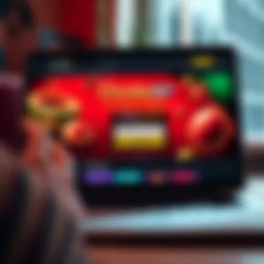 Chumba Bet Casino homepage displayed on a laptop screen