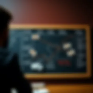 Strategic Insights for Bettors A strategic breakdown of boxing strategies on a chalkboard.