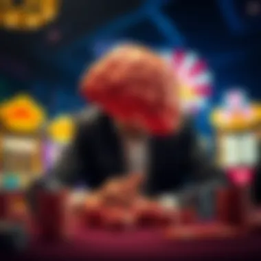 Graphical depiction of psychological factors in gambling