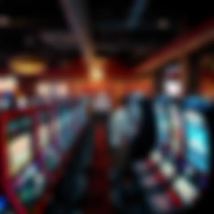 Interior gaming area filled with various gaming options