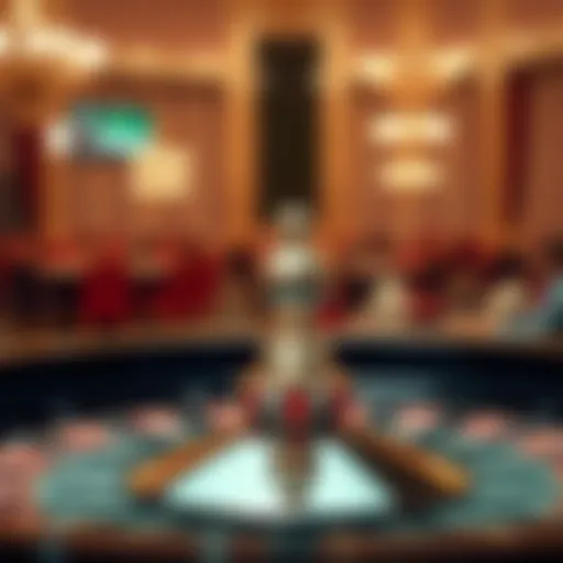 Overview of a roulette app interface showcasing gameplay mechanics