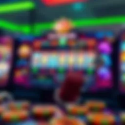 Colorful interface of the Slotomania app showcasing various slot machines