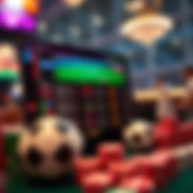 Betting options available on a sportsbook