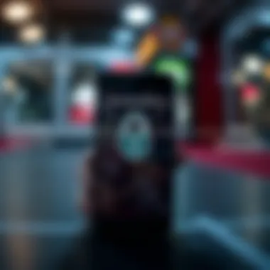 Diagram representing security measures in place for the Sportsbook RI app