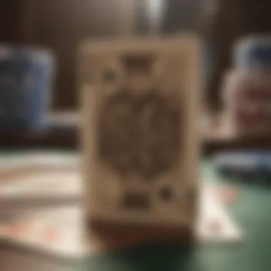 Artistic rendering of a Texas Hold'em playing card deck