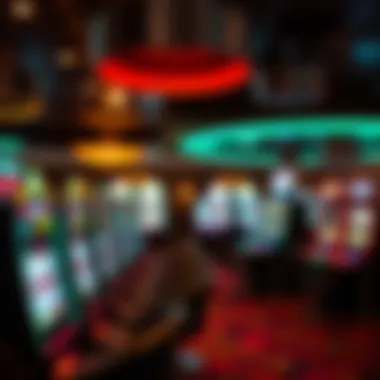 The Atmosphere of a Modern Casino with Erotic Slots Atmosphere of a modern casino featuring erotic slots