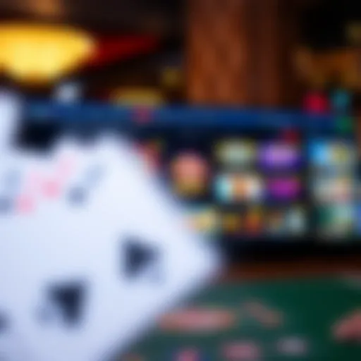 A vibrant online casino interface showcasing various games