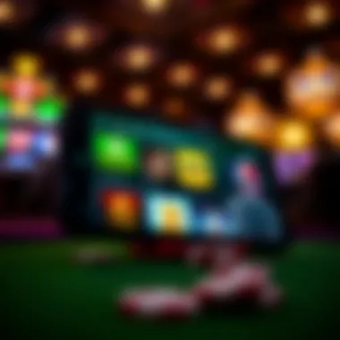 Mobile Gaming Revolution in New Jersey A modern smartphone displaying online gambling apps