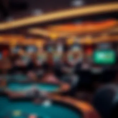 Selection of live casino games