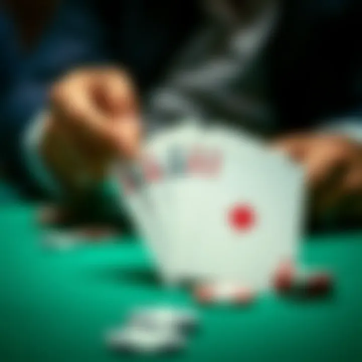 A hand of cards representing high-stakes decisions