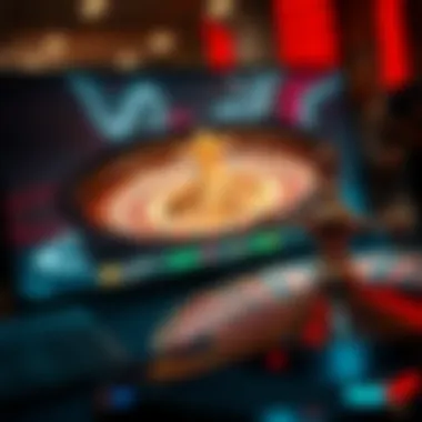 Modern digital roulette interface on a computer screen