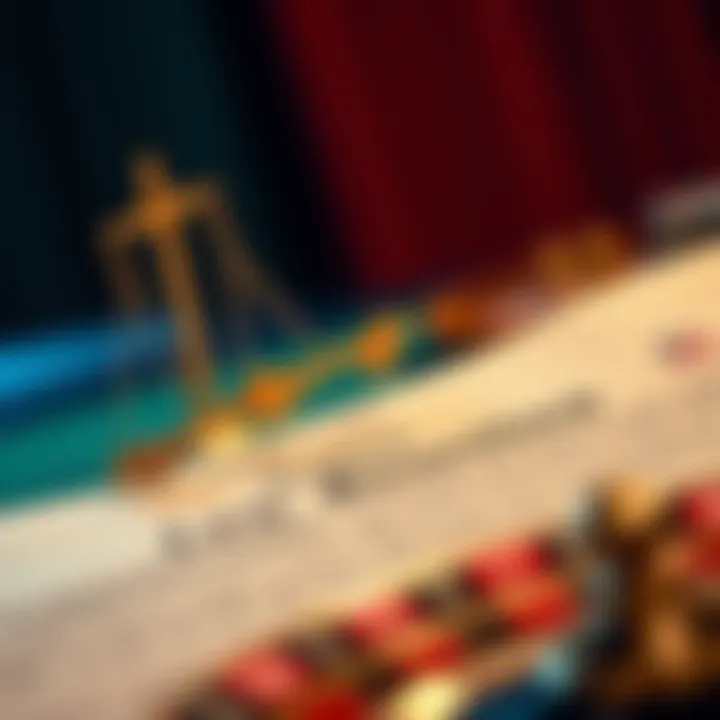A legal document symbolizing gambling regulations
