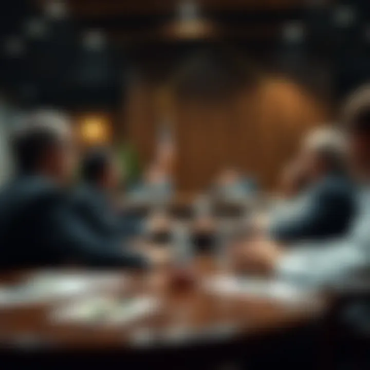 A courtroom scene depicting legal discussions on sports betting