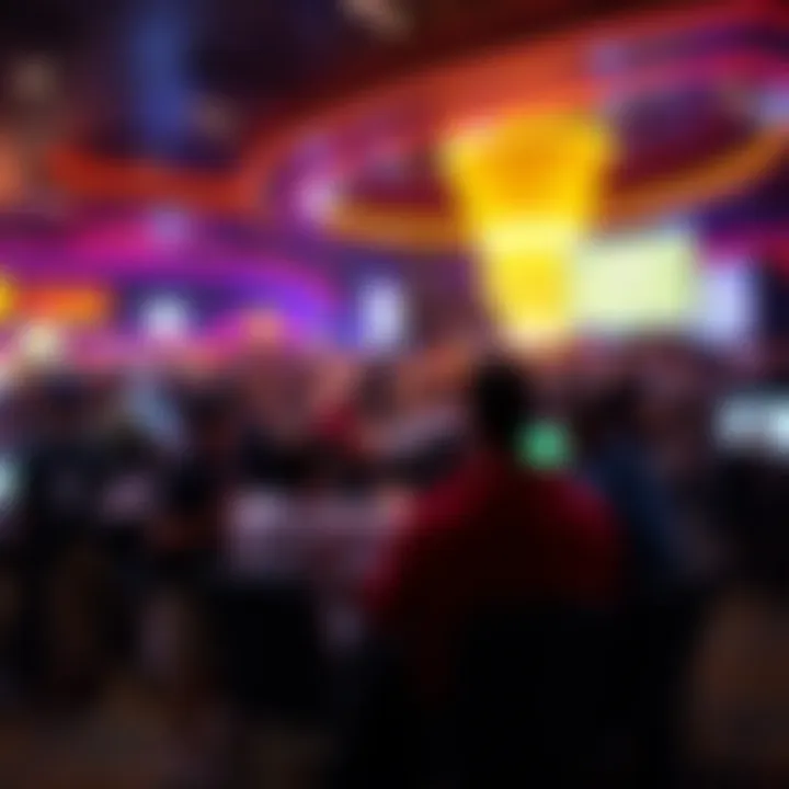 Vibrant Atmosphere of the Main Event in St. Louis A panoramic view of the St. Louis event venue filled with excitement