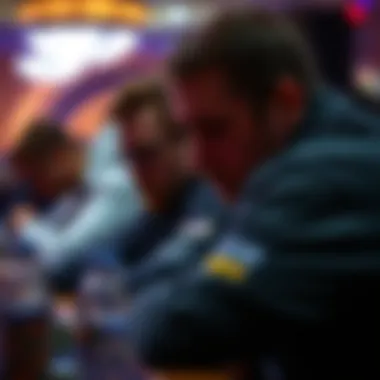 Intense Focus of Competitors Participants engaged in deep concentration during the tournament