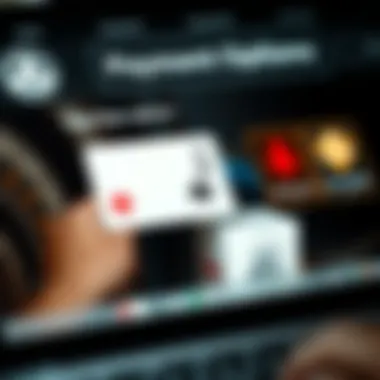 Secure payment options displayed on poker site