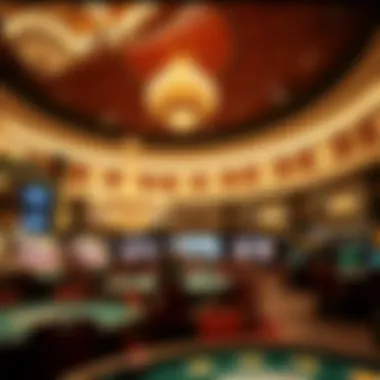Elegant casino interior showcasing the vibrant atmosphere
