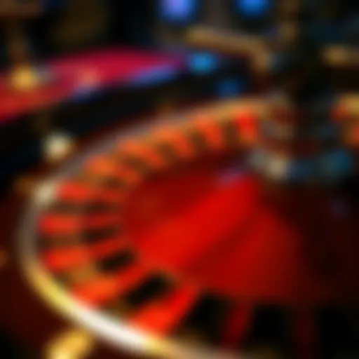 Detailed view of a roulette wheel highlighting American and European differences