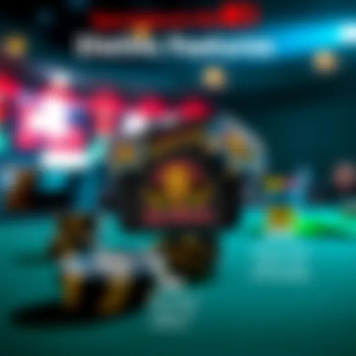 Graphic highlighting unique features of the Sportsbook RI app