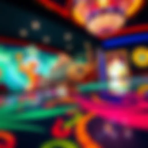 The Artistry of the V Power Fish Table Detailed view of the V Power Fish Table showcasing its intricate design and vibrant graphics