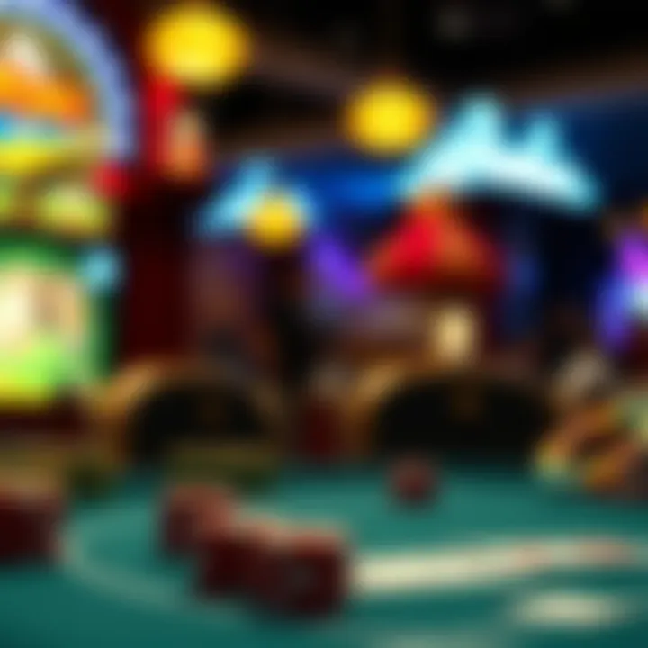 Graphical representation of strategic elements within the game.