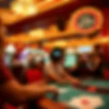Energetic Casino Atmosphere A vibrant casino scene reflecting the energetic theme of the game.