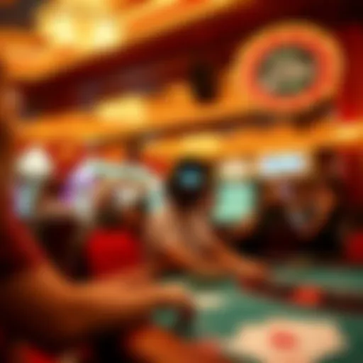 Energetic Casino Atmosphere A vibrant casino scene reflecting the energetic theme of the game.